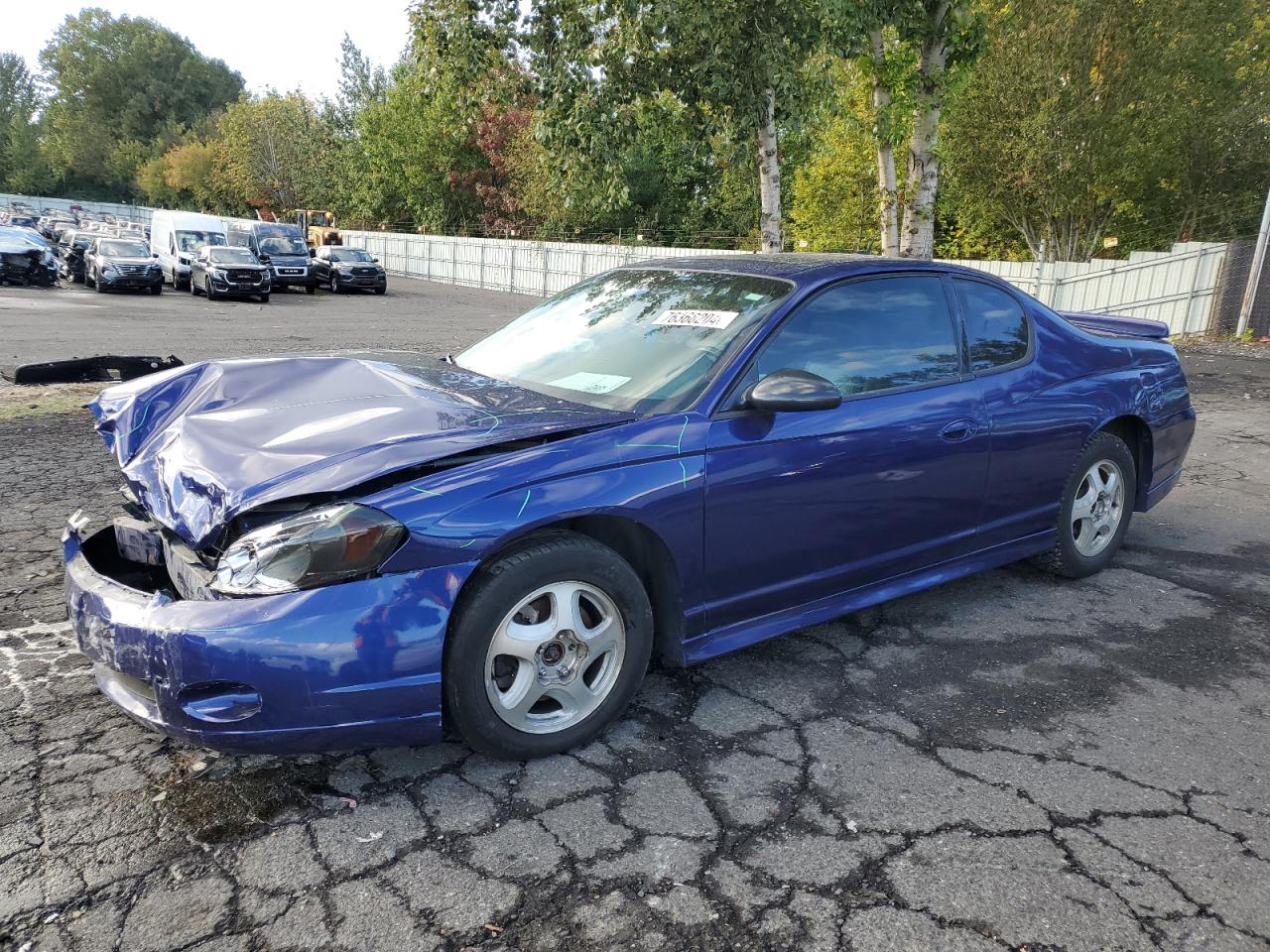 2006 Chevrolet Monte Carlo Ss VIN: 2G1WL15C169364896 Lot: 76368204