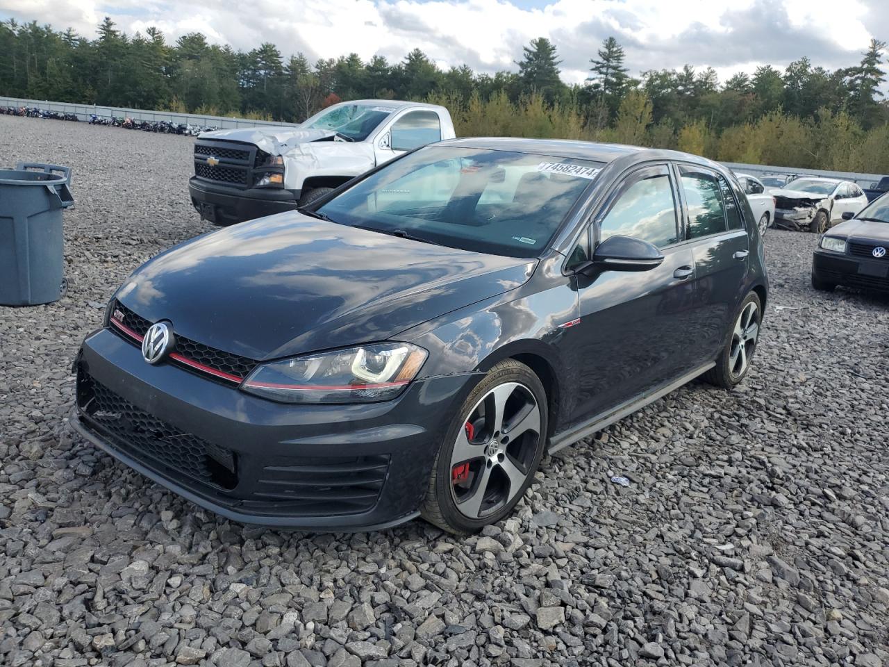 2015 Volkswagen Gti VIN: 3VW447AU9FM104487 Lot: 74582474