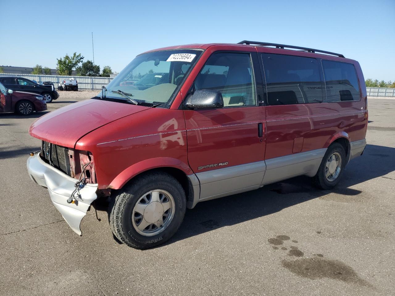 1999 GMC Safari Xt VIN: 1GKEL19W6XB506493 Lot: 74225694