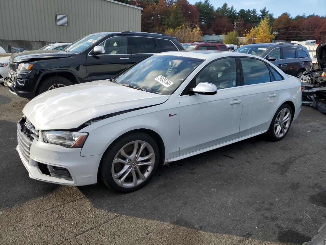 2014 Audi S4 Premium Plus VIN: WAUBGAFL9EA058571 Lot: 76470764