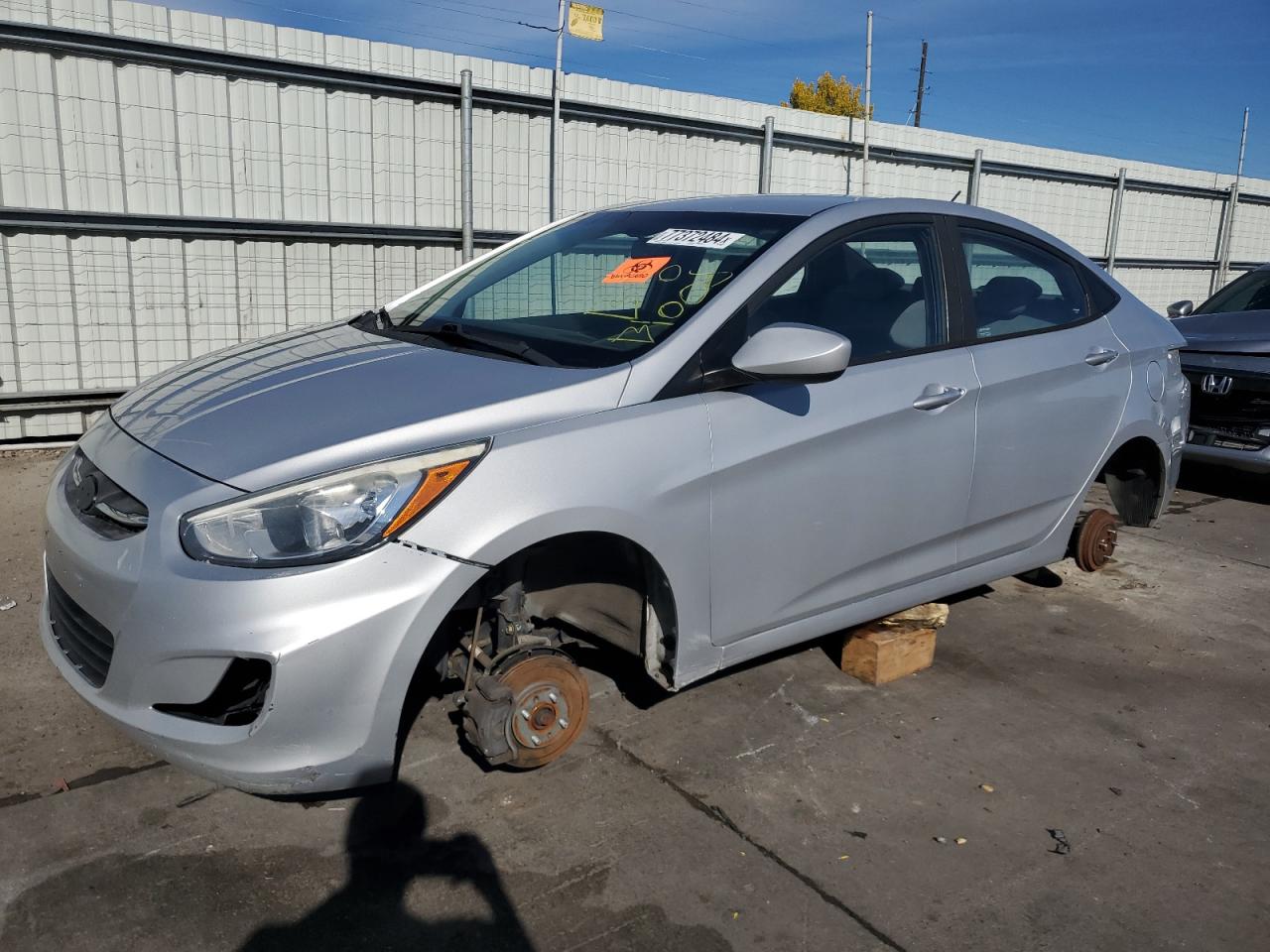 2016 Hyundai Accent Se VIN: KMHCT4AE0GU089296 Lot: 77372484