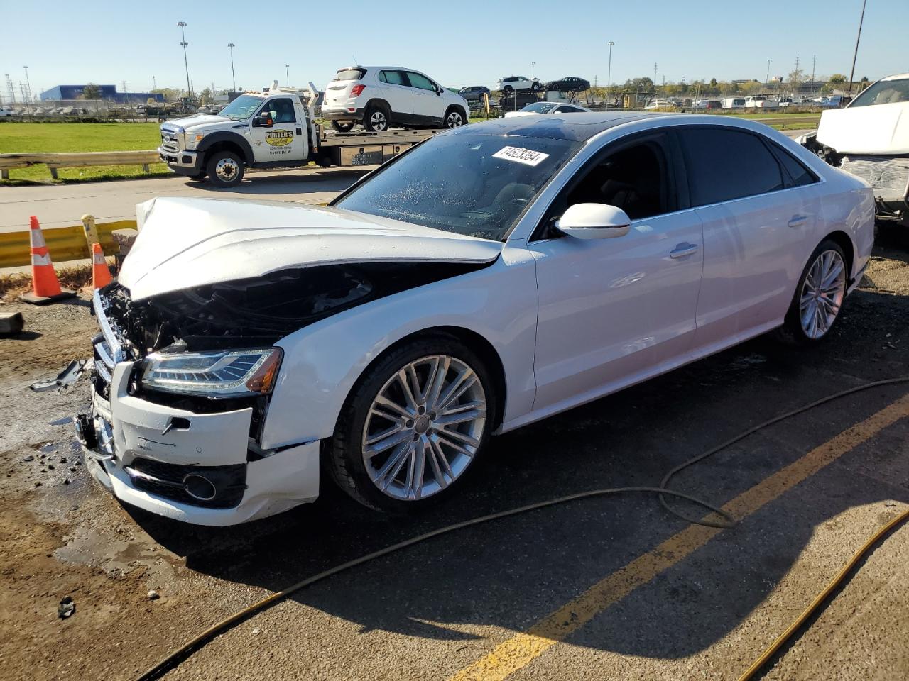 2017 Audi A8 L Quattro VIN: WAU44AFDXHN002209 Lot: 74523354