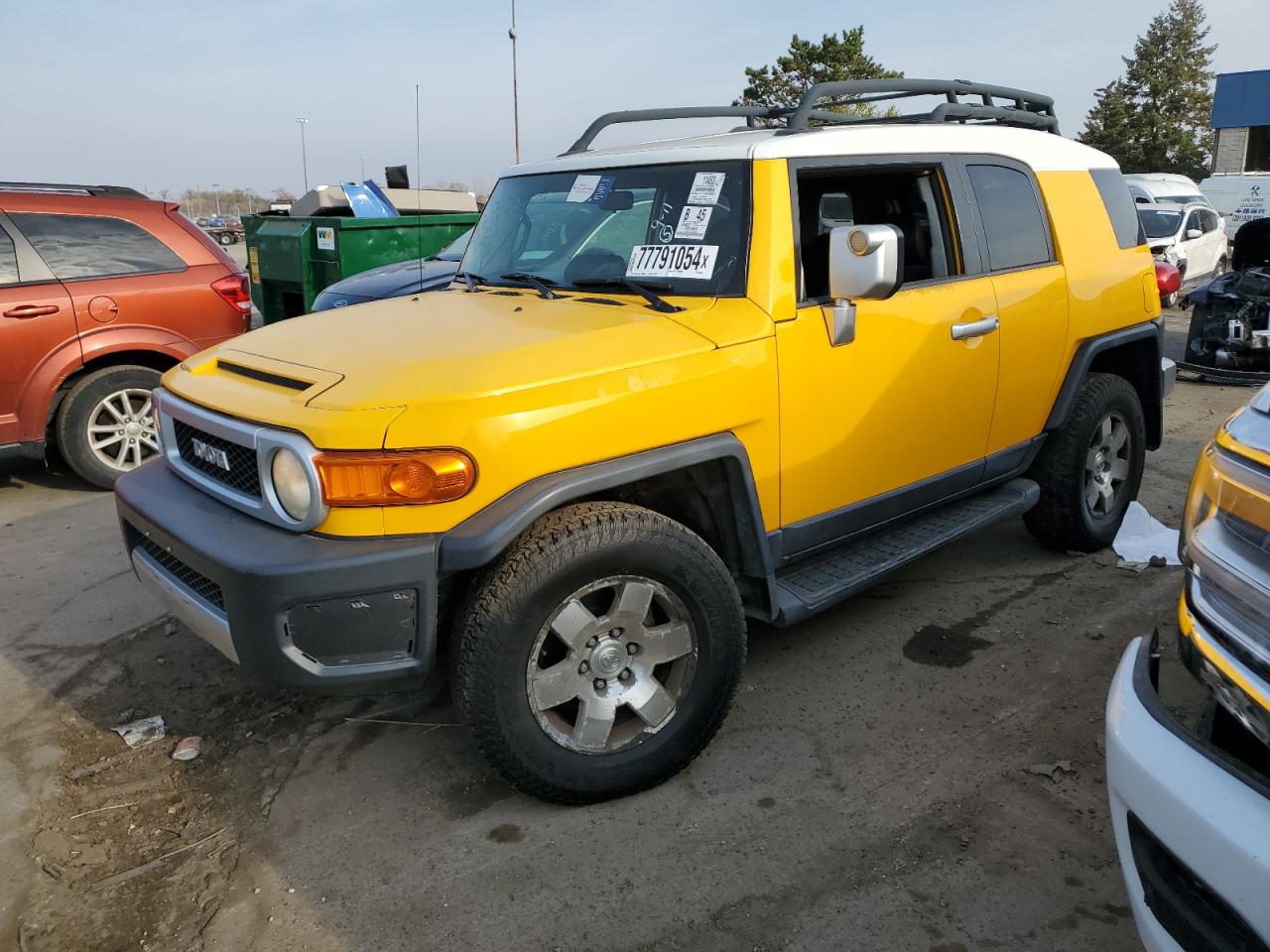 2007 Toyota Fj Cruiser VIN: JTEBU11F770048381 Lot: 77791054