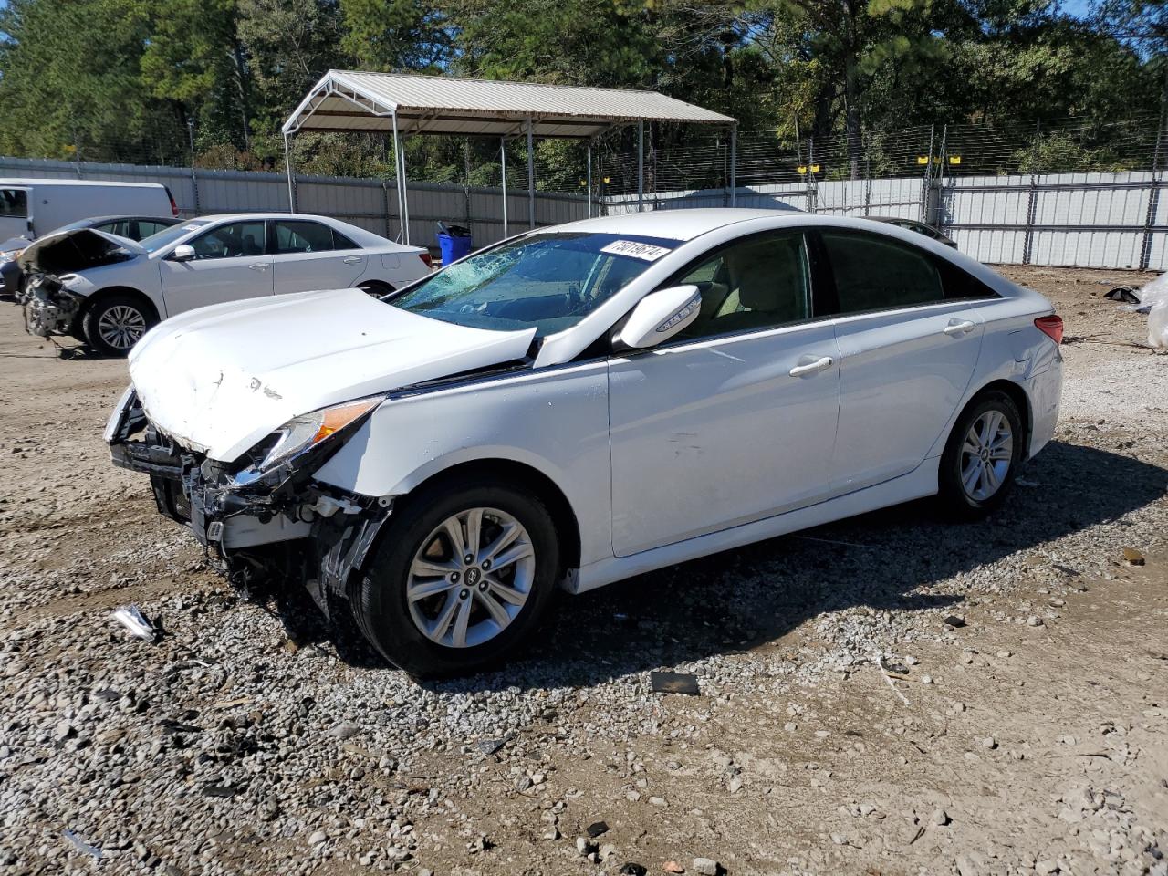 2014 Hyundai Sonata Gls VIN: 5NPEB4AC7EH895576 Lot: 75019674