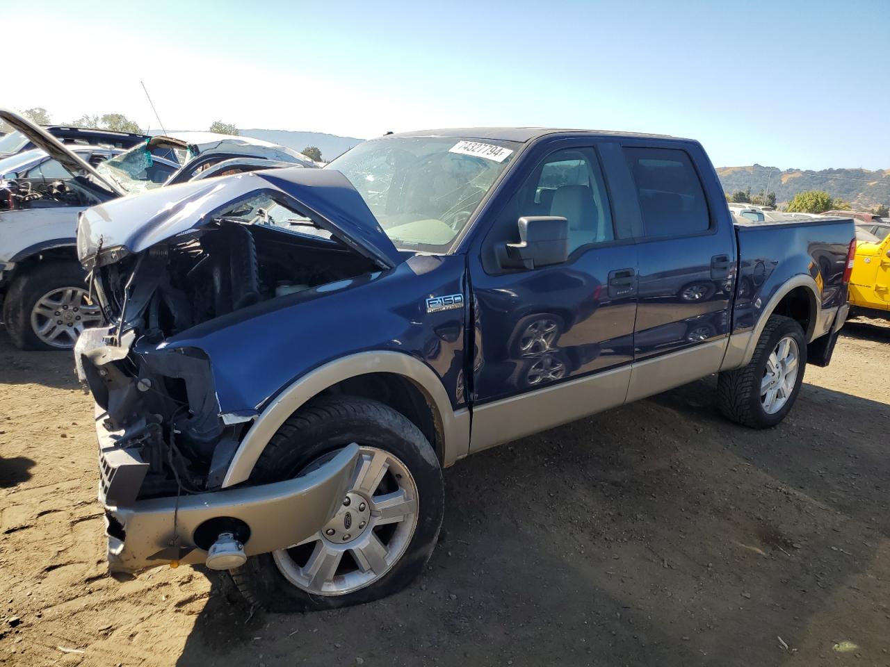 2008 Ford F150 Supercrew VIN: 1FTPW12598FA67166 Lot: 74327794