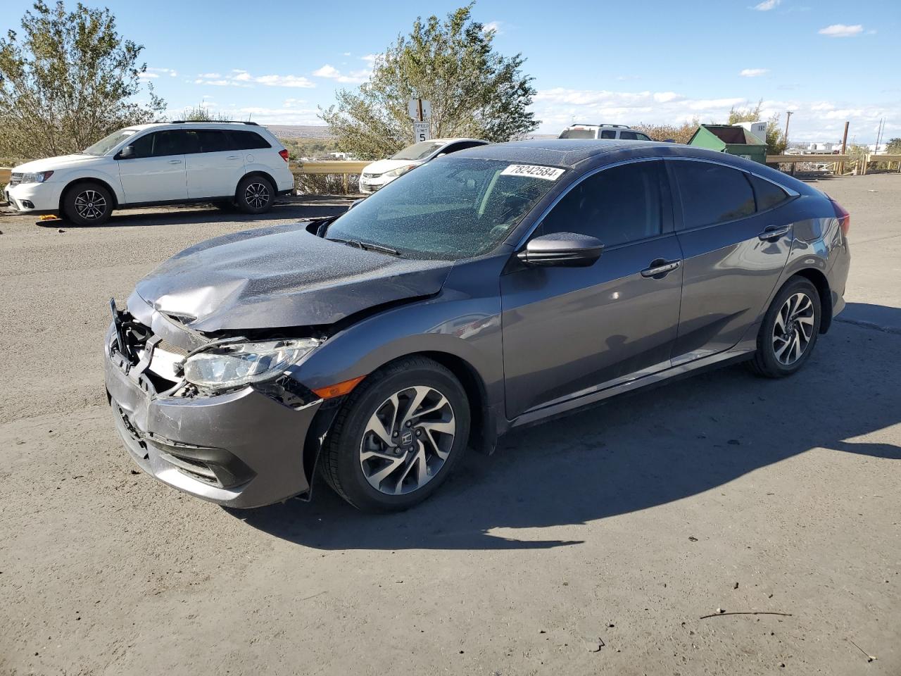 2018 Honda Civic Ex VIN: 2HGFC2F78JH596622 Lot: 78242584