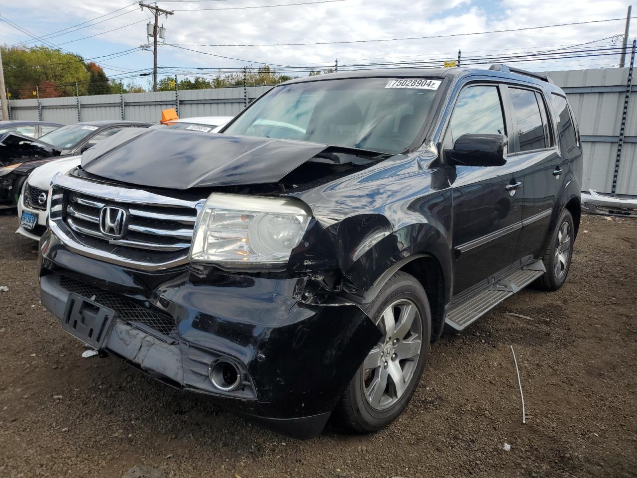 2014 Honda Pilot Touring VIN: 5FNYF4H95EB015338 Lot: 75028904