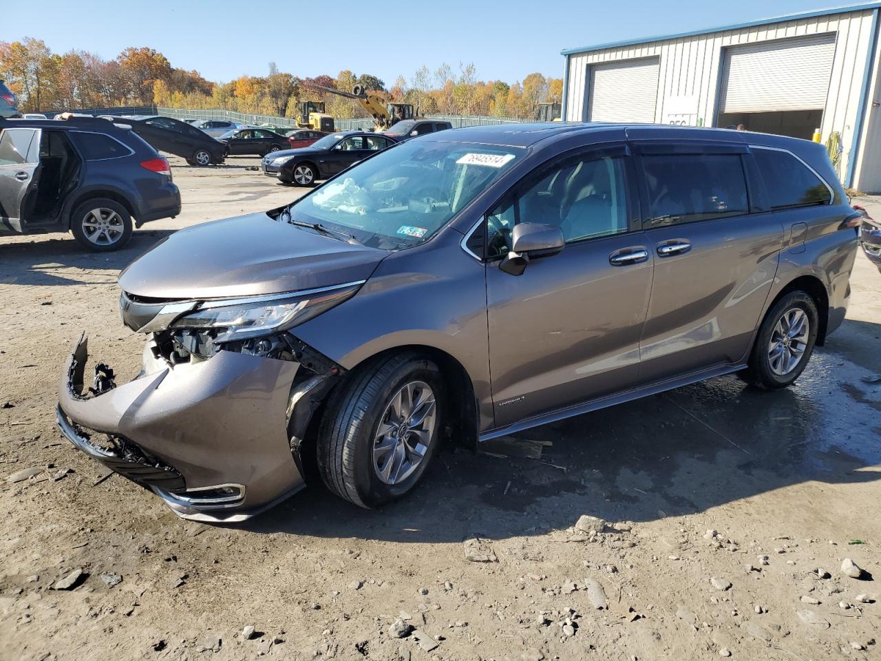 2021 Toyota Sienna Xle VIN: 5TDYSKFC9MS013245 Lot: 76945514