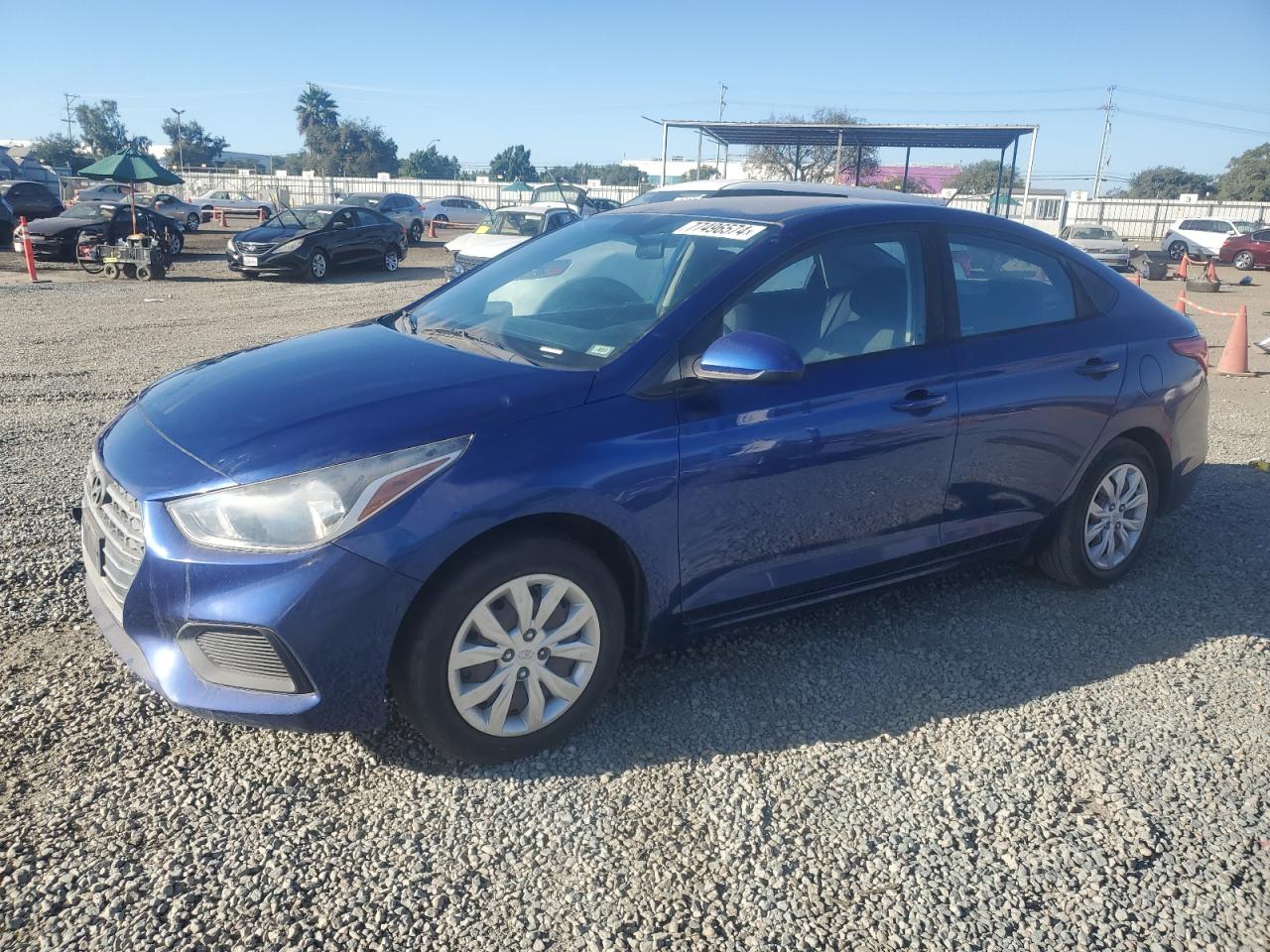 2019 Hyundai Accent Se VIN: 3KPC24A30KE059566 Lot: 77496574