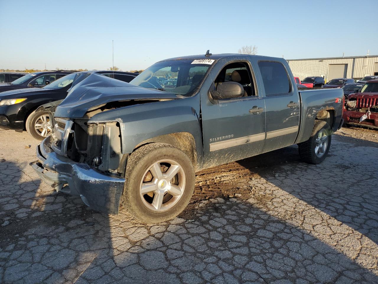 2013 Chevrolet Silverado K1500 Lt VIN: 3GCPKSE71DG257163 Lot: 77409174