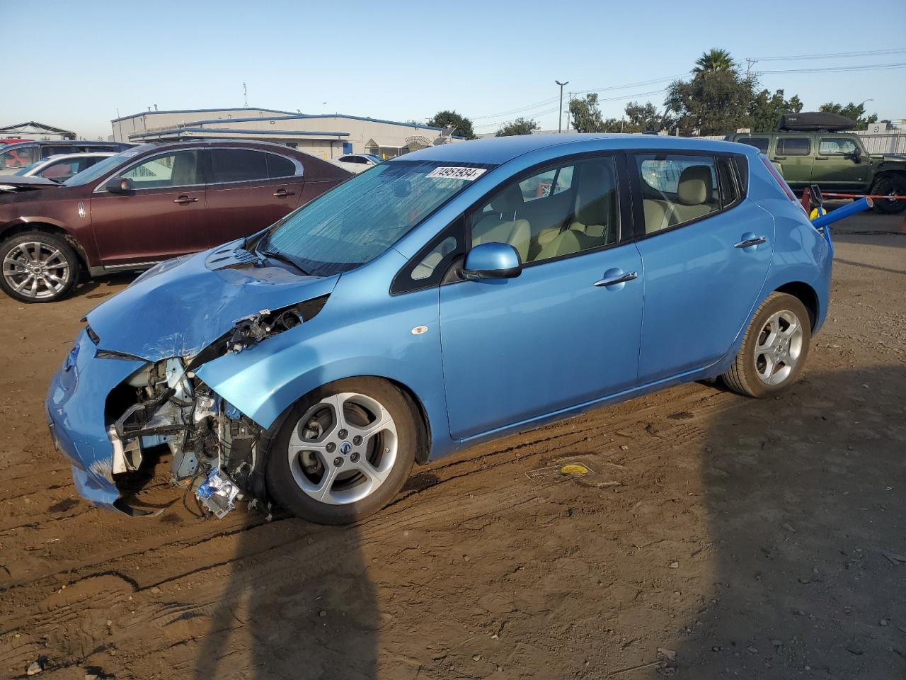 2011 Nissan Leaf Sv VIN: JN1AZ0CP3BT000582 Lot: 74951934