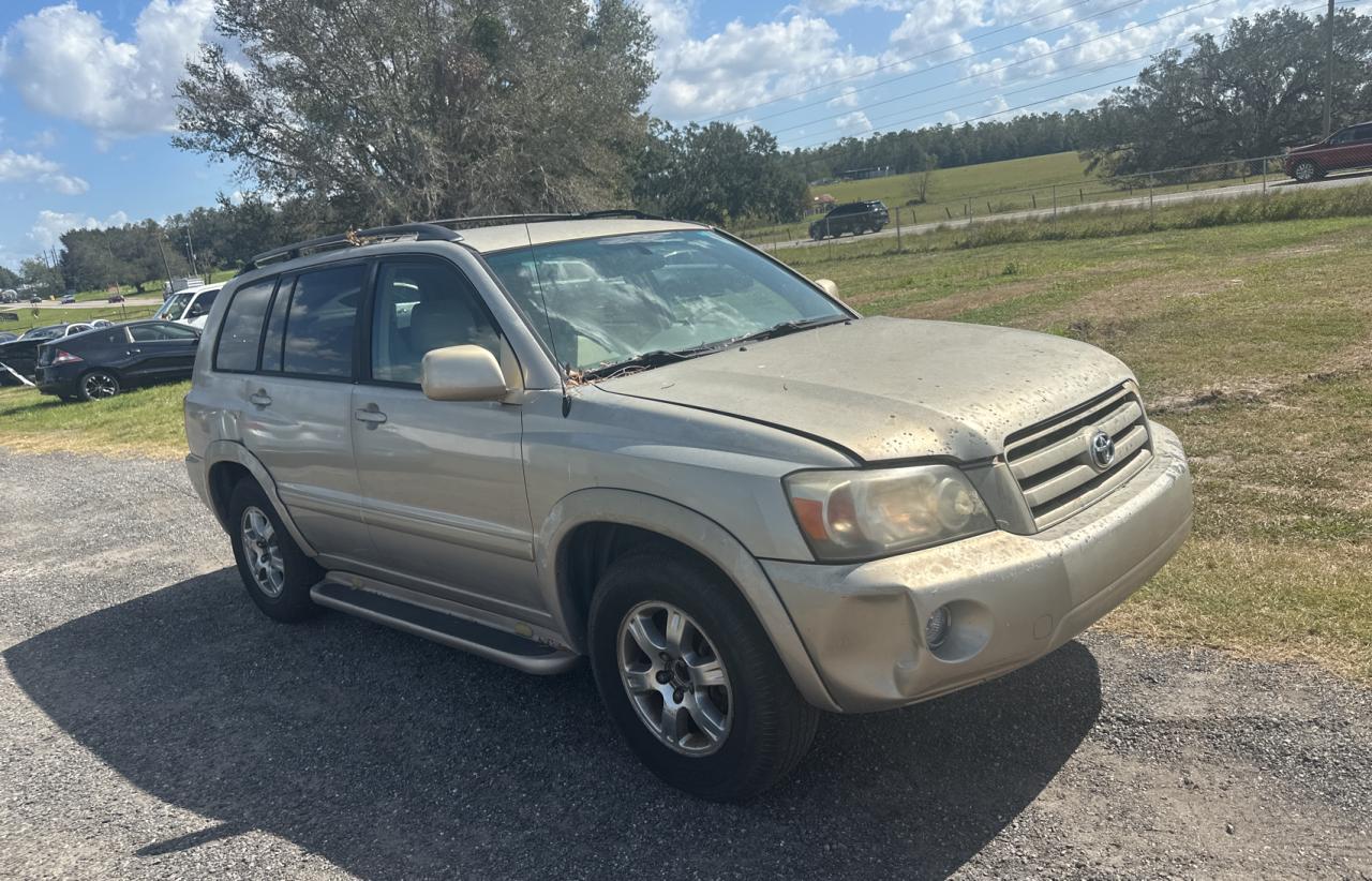 2005 Toyota Highlander Limited VIN: JTEDP21A950076514 Lot: 77879534