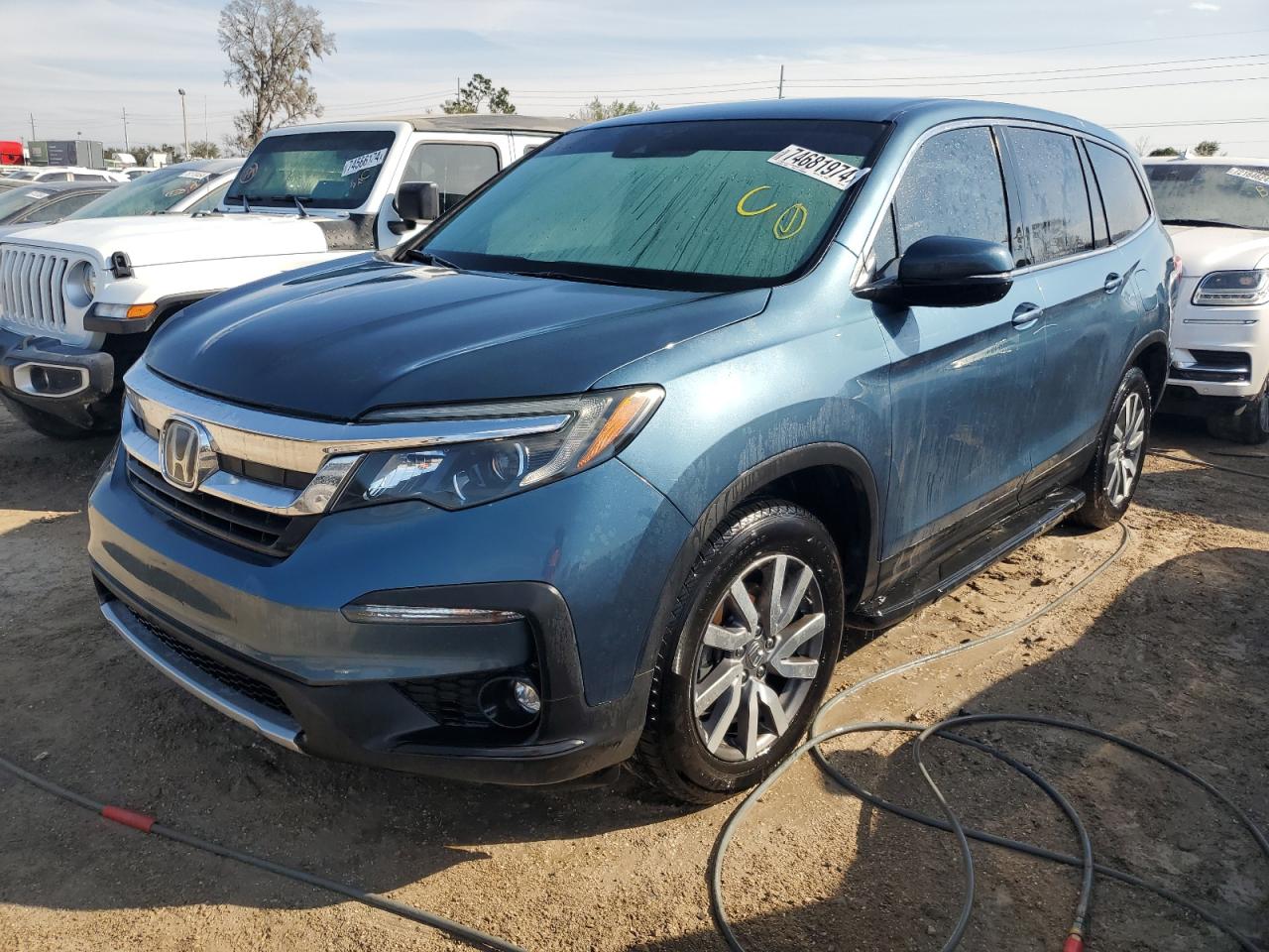 2019 Honda Pilot Ex VIN: 5FNYF5H34KB033391 Lot: 82262024