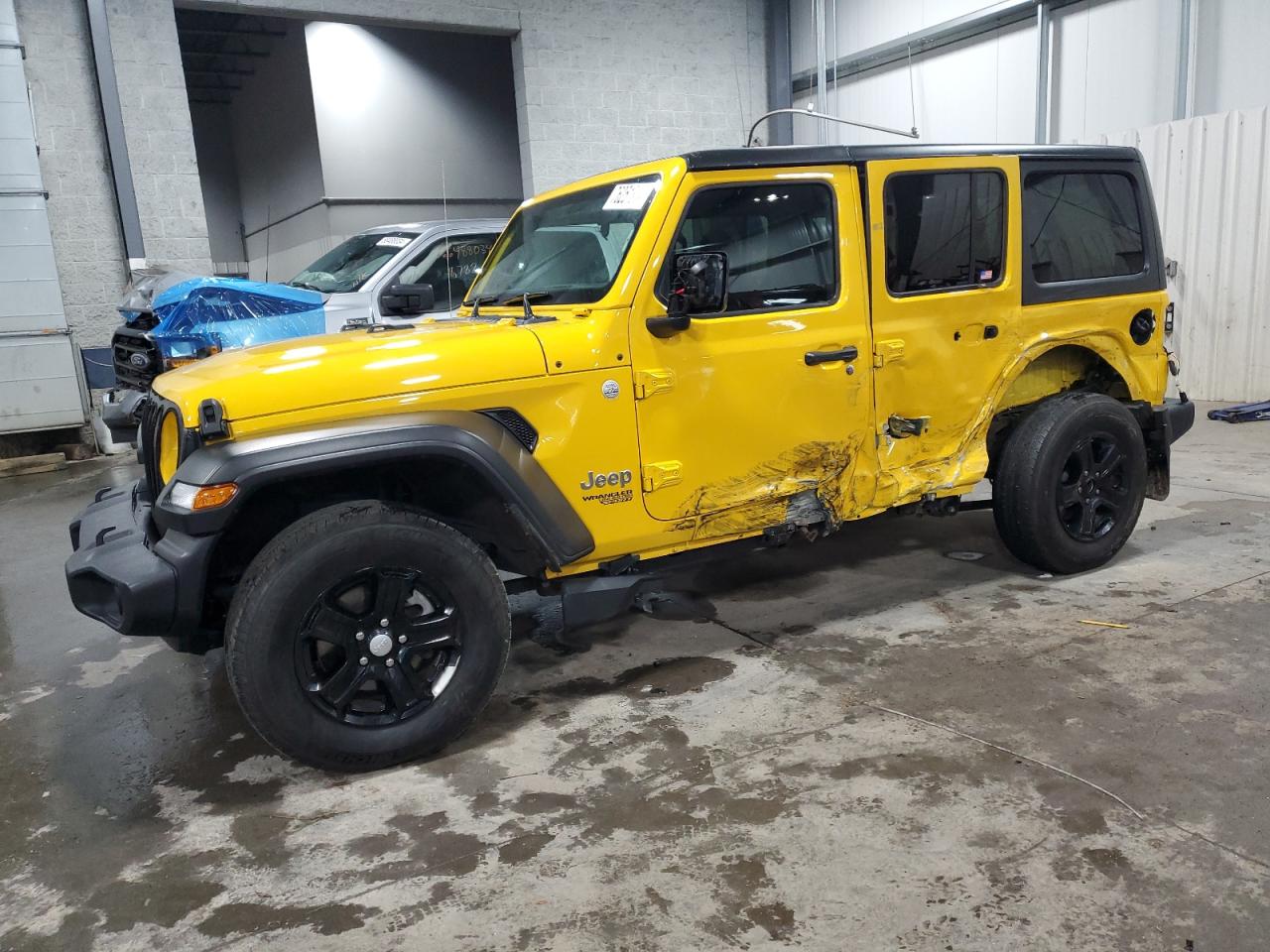 2020 Jeep Wrangler Unlimited Sport VIN: 1C4HJXDN8LW114411 Lot: 76251344