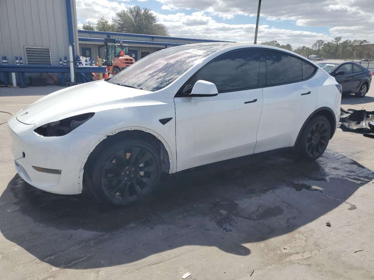 2020 Tesla Model Y VIN: 5YJYGDEEXLF008431 Lot: 76588934