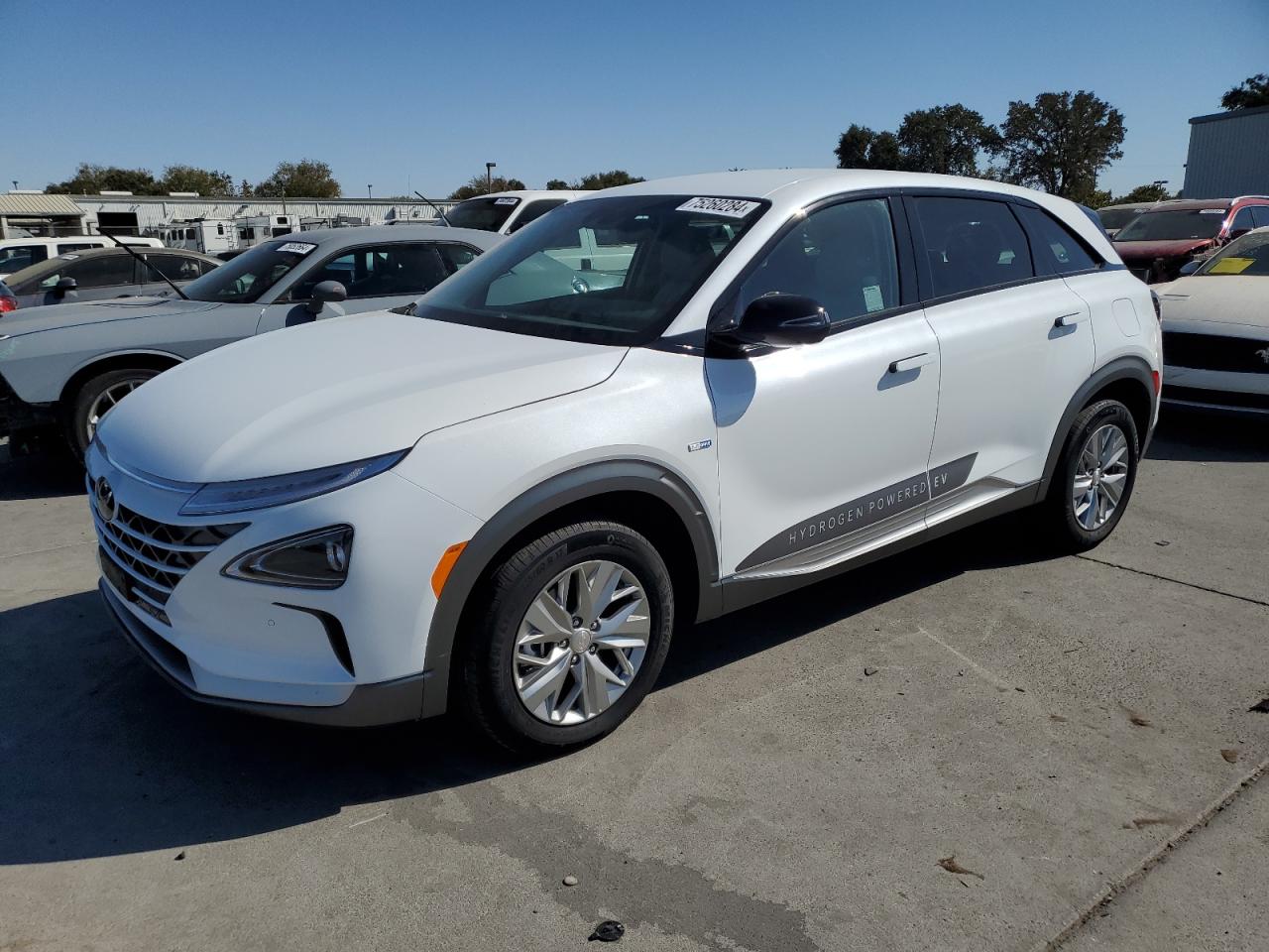 2021 Hyundai Nexo Blue VIN: KM8J74A62MU013885 Lot: 75260284