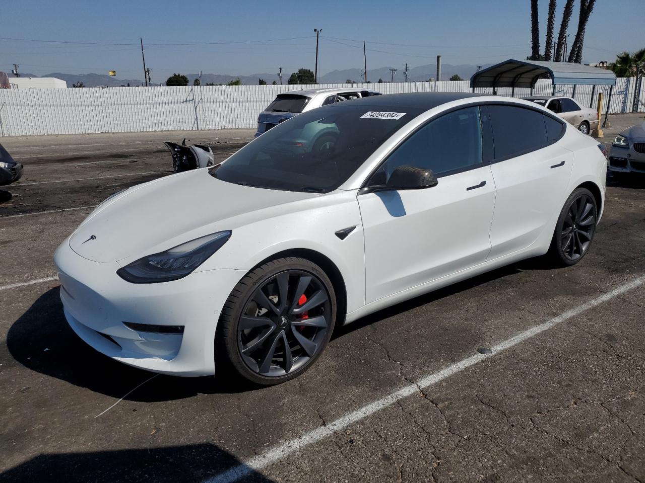 2020 Tesla Model 3 VIN: 5YJ3E1EC2LF736239 Lot: 74094384