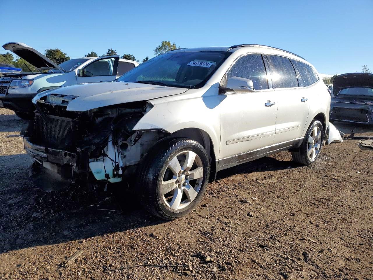 2014 Chevrolet Traverse Ltz VIN: 1GNKRJKD2EJ281733 Lot: 74979224