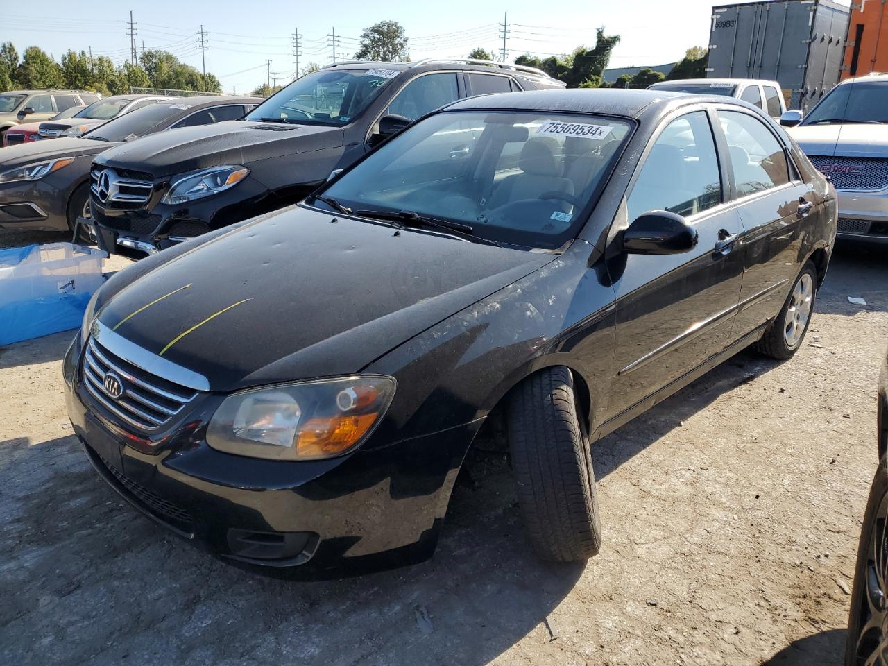 2009 Kia Spectra Ex VIN: KNAFE221995624955 Lot: 75569534