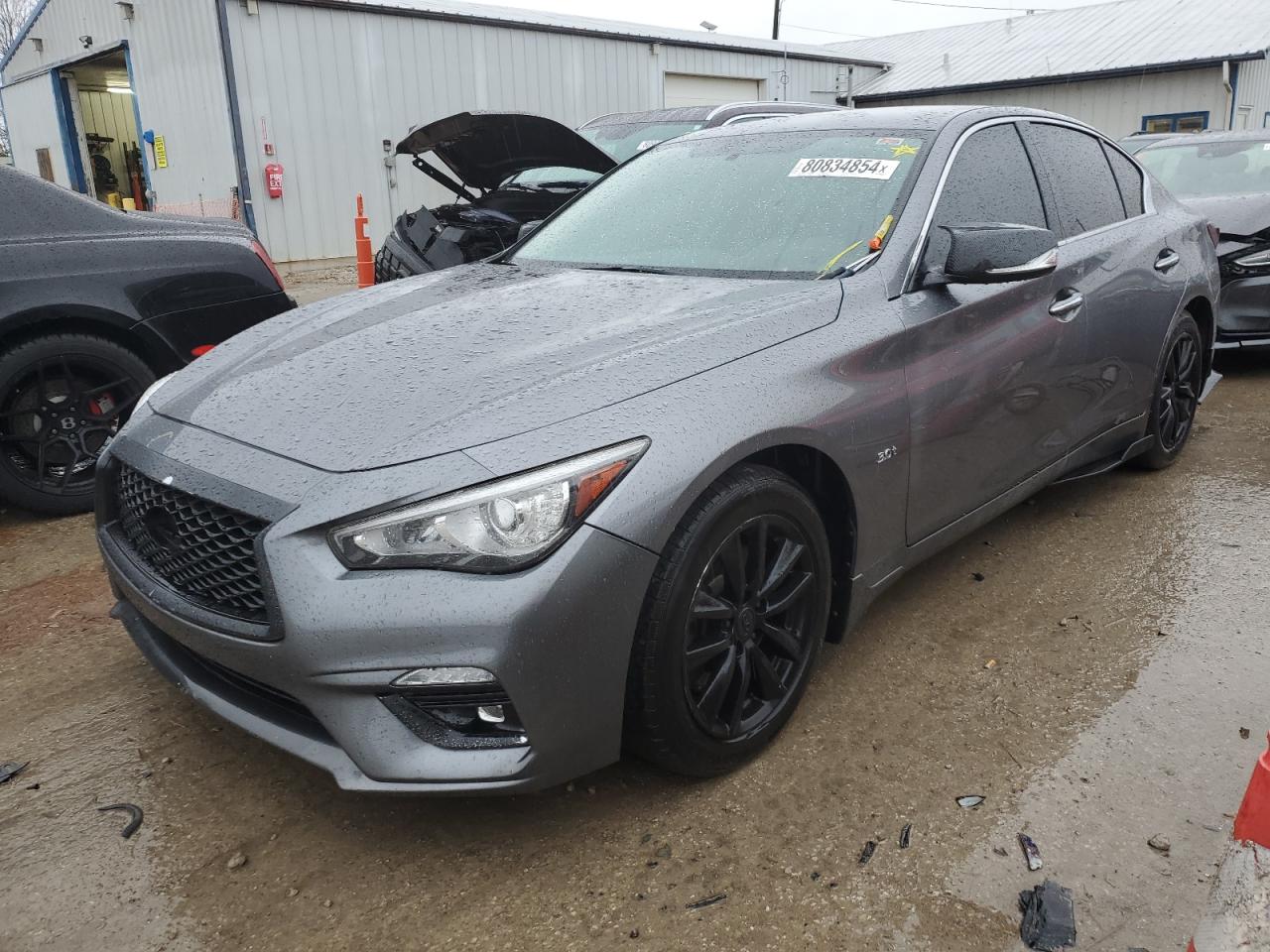 2019 Infiniti Q50 Luxe VIN: JN1EV7AR5KM557188 Lot: 80834854