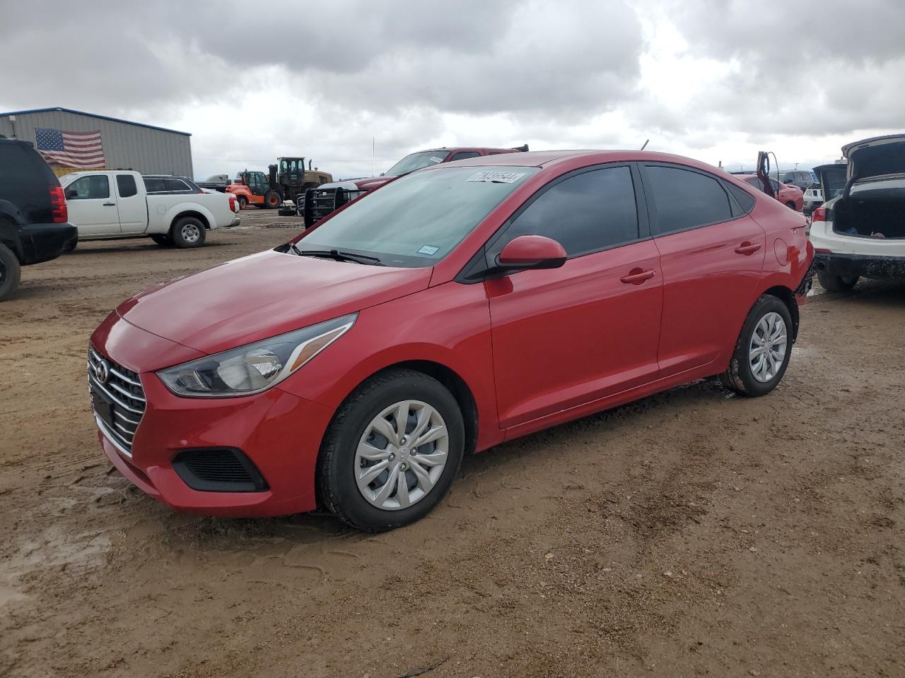 2022 Hyundai Accent Se VIN: 3KPC24A64NE172015 Lot: 79236544