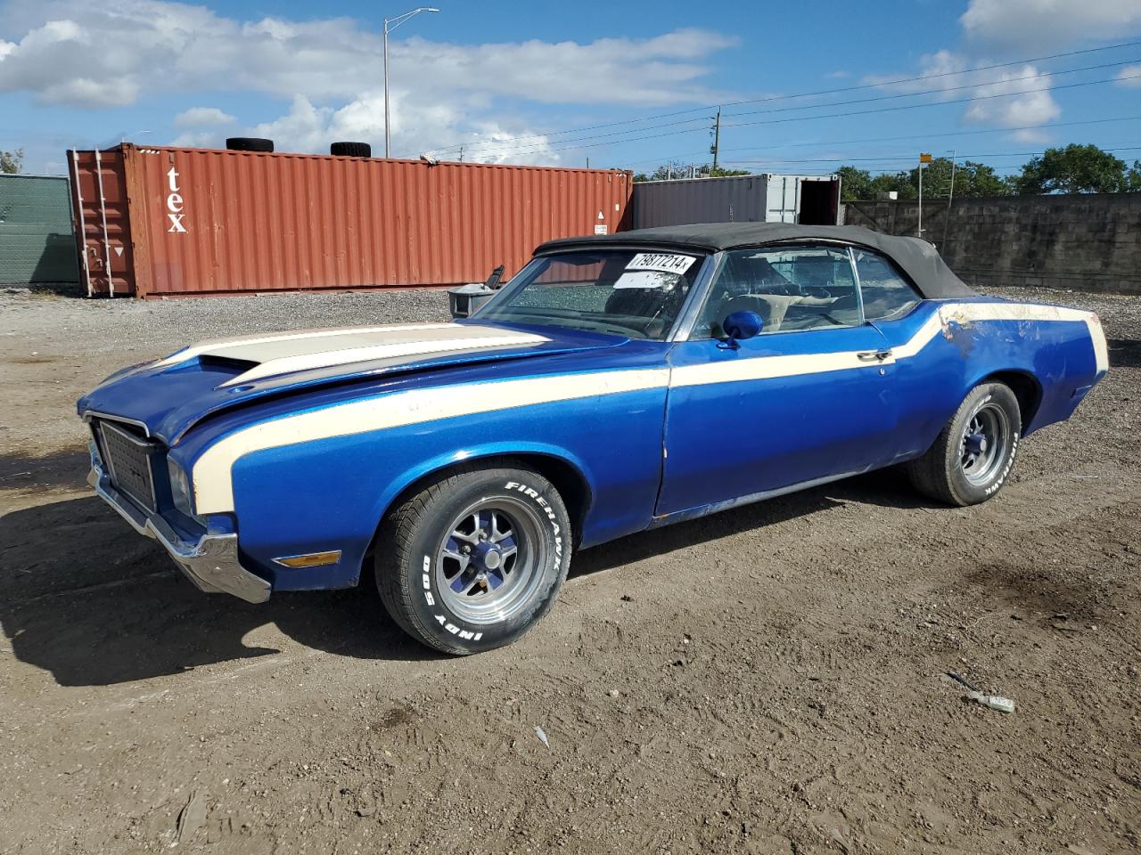 1972 Oldsmobile Cutlass Su VIN: 3J67K2M160111 Lot: 79877214