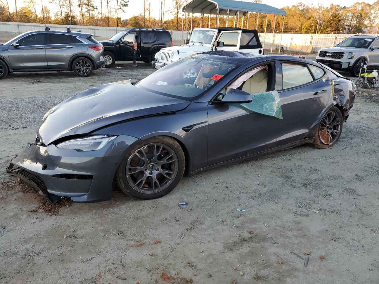 2021 Tesla Model S VIN: 5YJSA1E52MF443404 Lot: 81667734