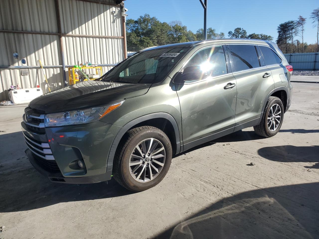 2019 Toyota Highlander Se VIN: 5TDKZRFH3KS346527 Lot: 80856404