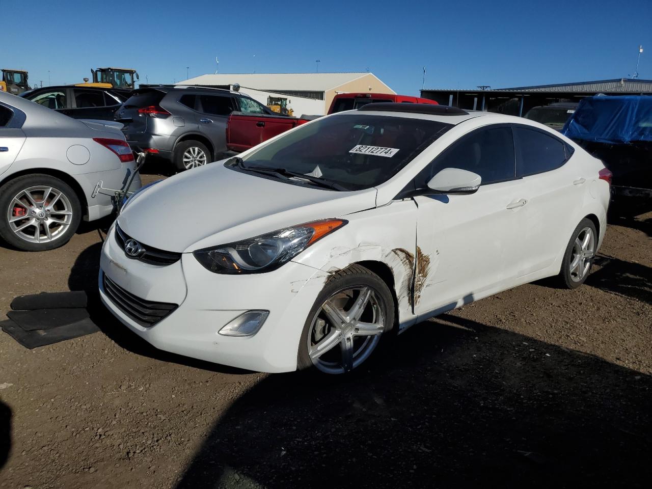 2013 Hyundai Elantra Gls VIN: 5NPDH4AE8DH163452 Lot: 82112774