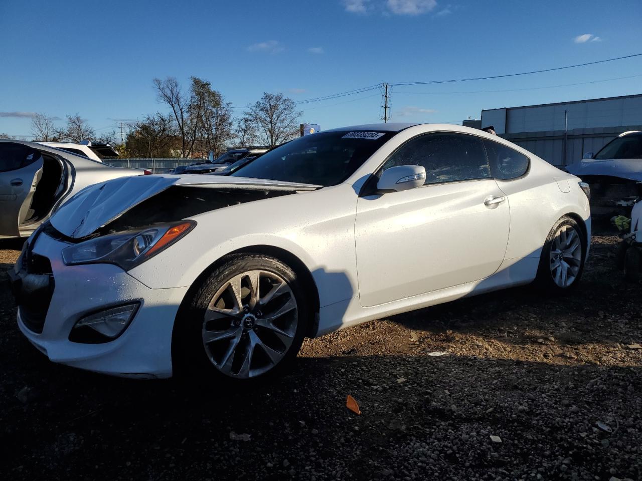 2015 Hyundai Genesis Coupe 3.8L VIN: KMHHT6KJ2FU128417 Lot: 80339234