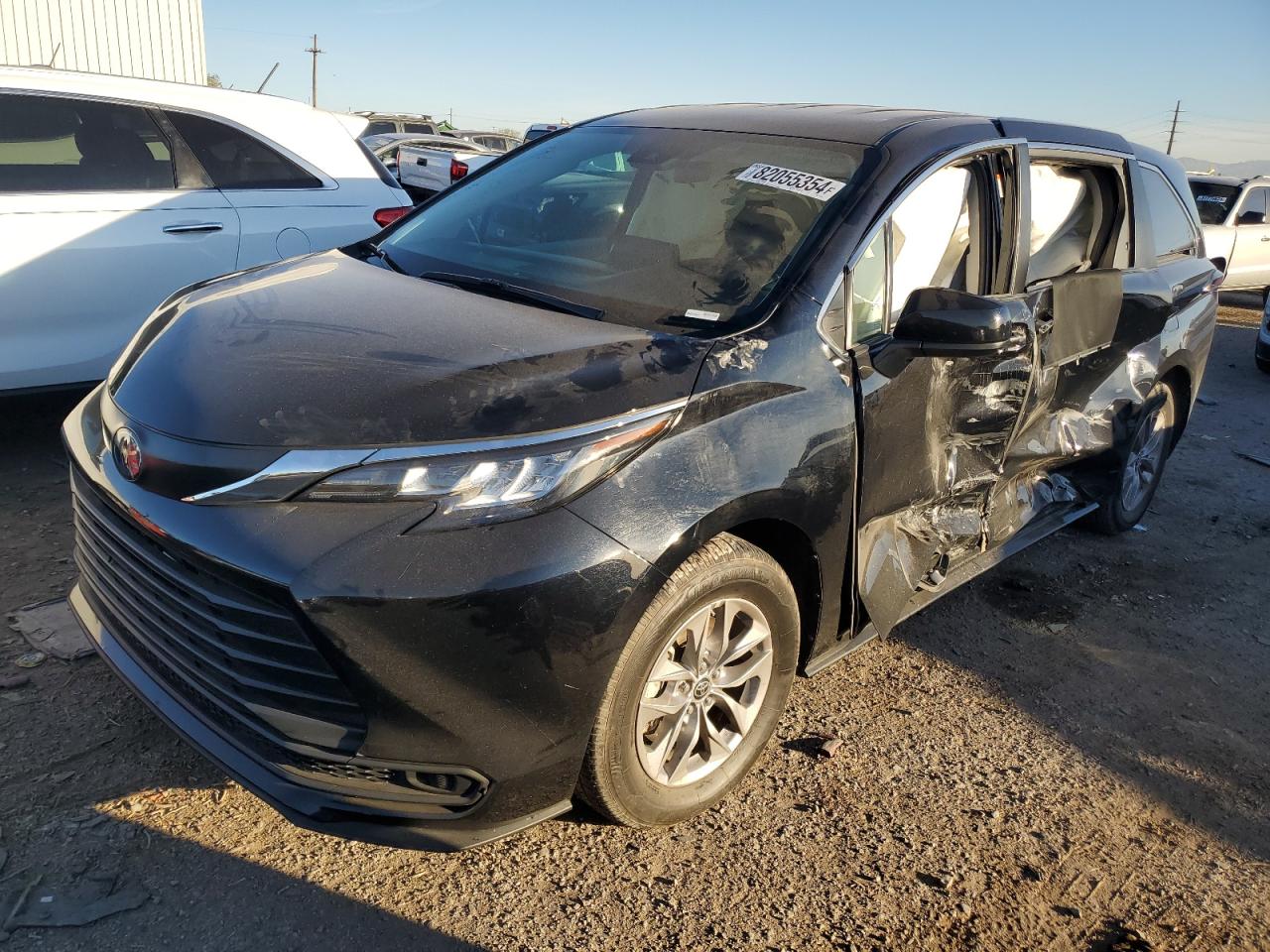 2022 Toyota Sienna Le VIN: 5TDKRKEC9NS102222 Lot: 82055354