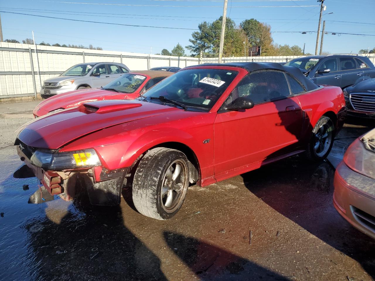 2001 Ford Mustang Gt VIN: 1FAFP45X01F162525 Lot: 81403424