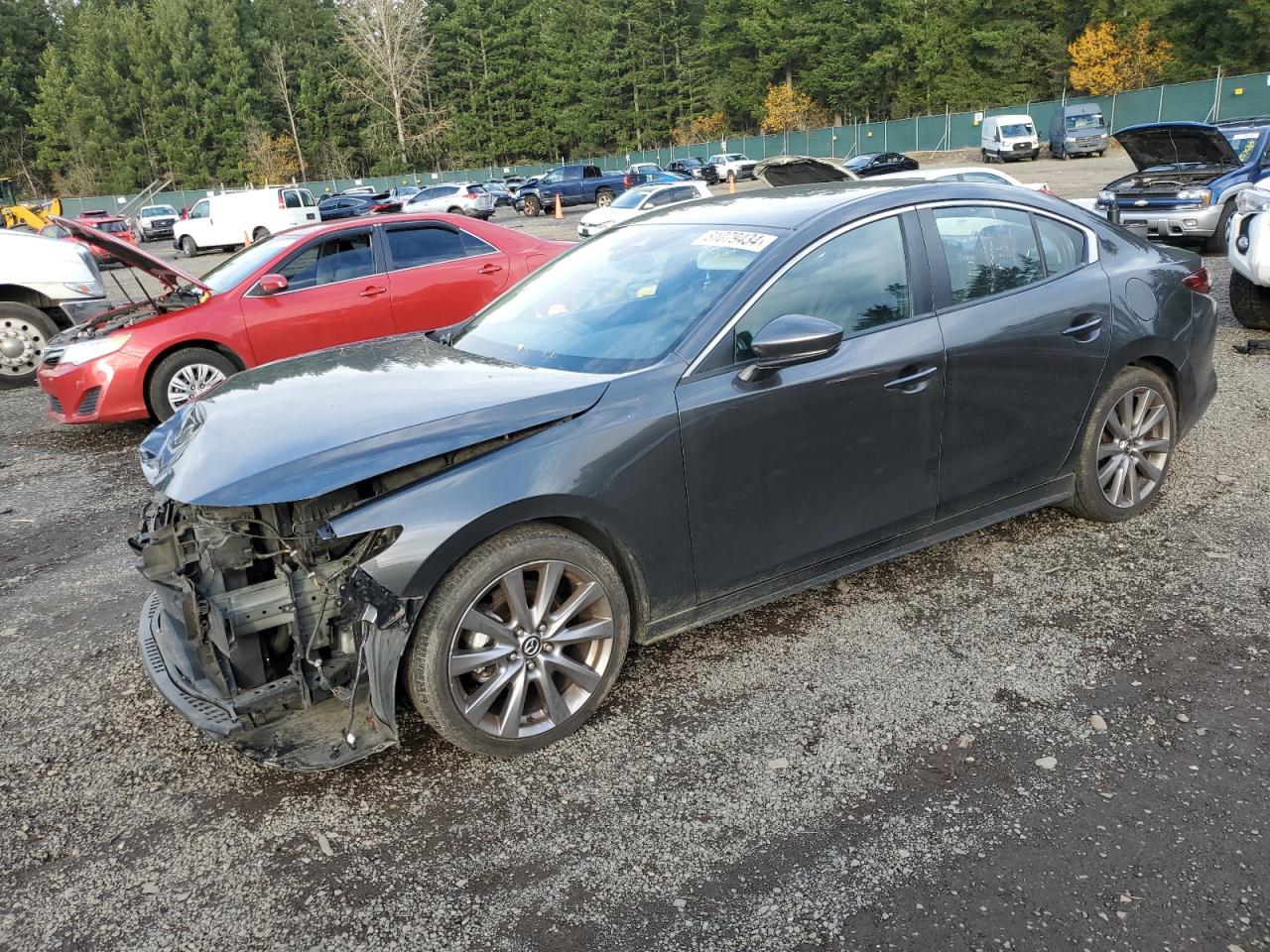 2019 Mazda 3 Preferred Plus VIN: JM1BPACL6K1109916 Lot: 81079434