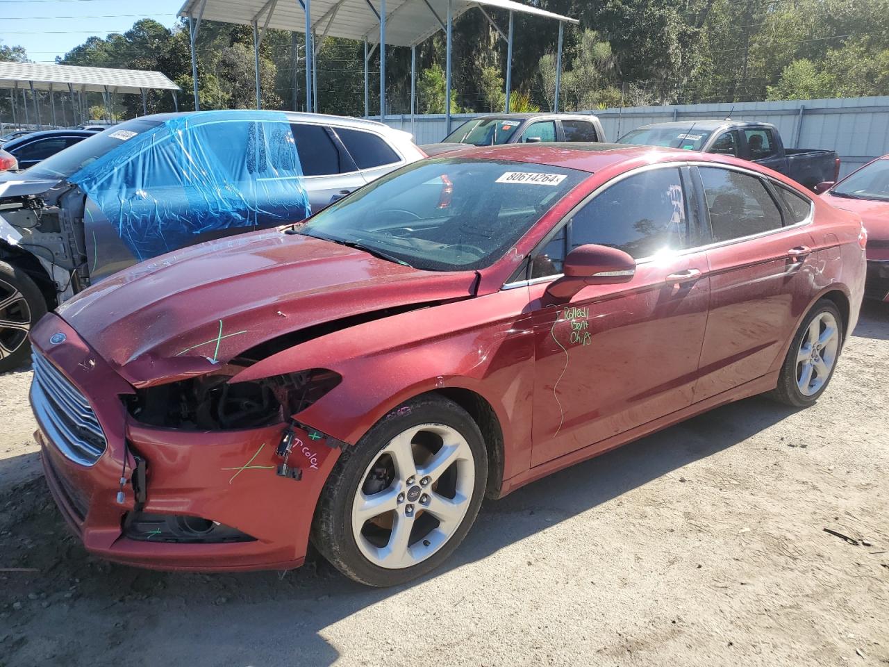 2016 Ford Fusion Se VIN: 3FA6P0H79GR393858 Lot: 80614264