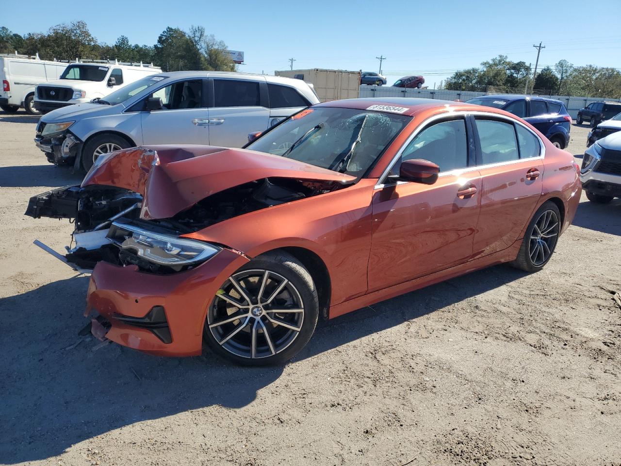 2022 BMW 330I VIN: 3MW5R1J01N8C37641 Lot: 81536544