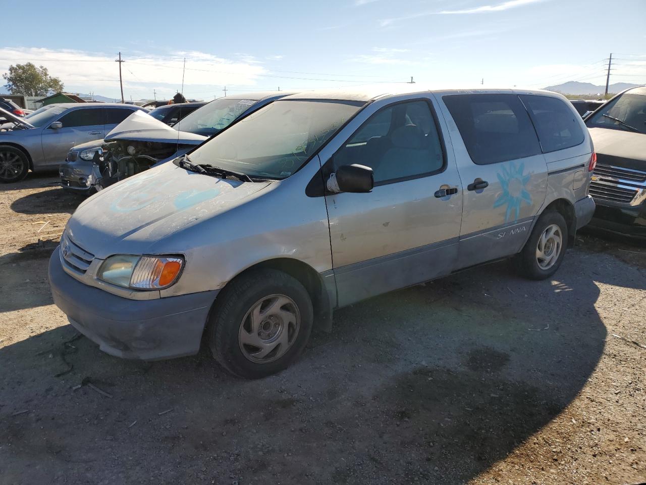 2002 Toyota Sienna Ce VIN: 4T3ZF19C02U441411 Lot: 81936584