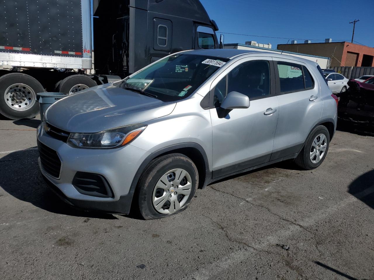 2017 Chevrolet Trax Ls VIN: KL7CJKSB9HB056746 Lot: 80917694