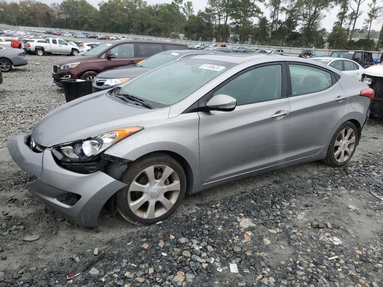 2012 Hyundai Elantra Gls VIN: KMHDH4AE8CU190697 Lot: 81189424