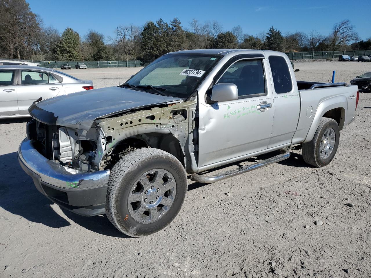 2012 GMC Canyon Sle VIN: 1GTJ5MFEXC8166354 Lot: 80281794