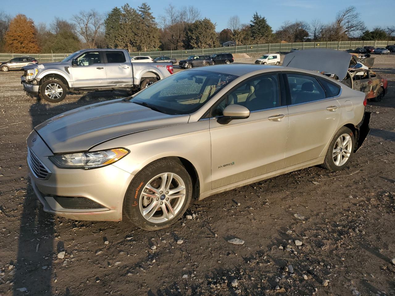 2018 Ford Fusion Se Hybrid VIN: 3FA6P0LU6JR157513 Lot: 82432344