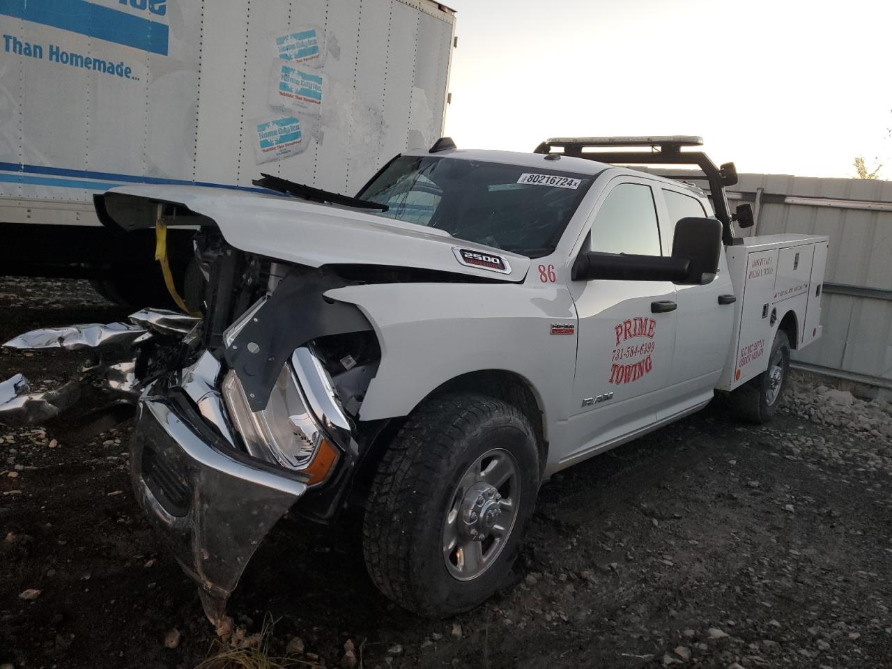 2022 Ram 2500 Tradesman VIN: 3C7WR4HJ2NG280188 Lot: 80216724