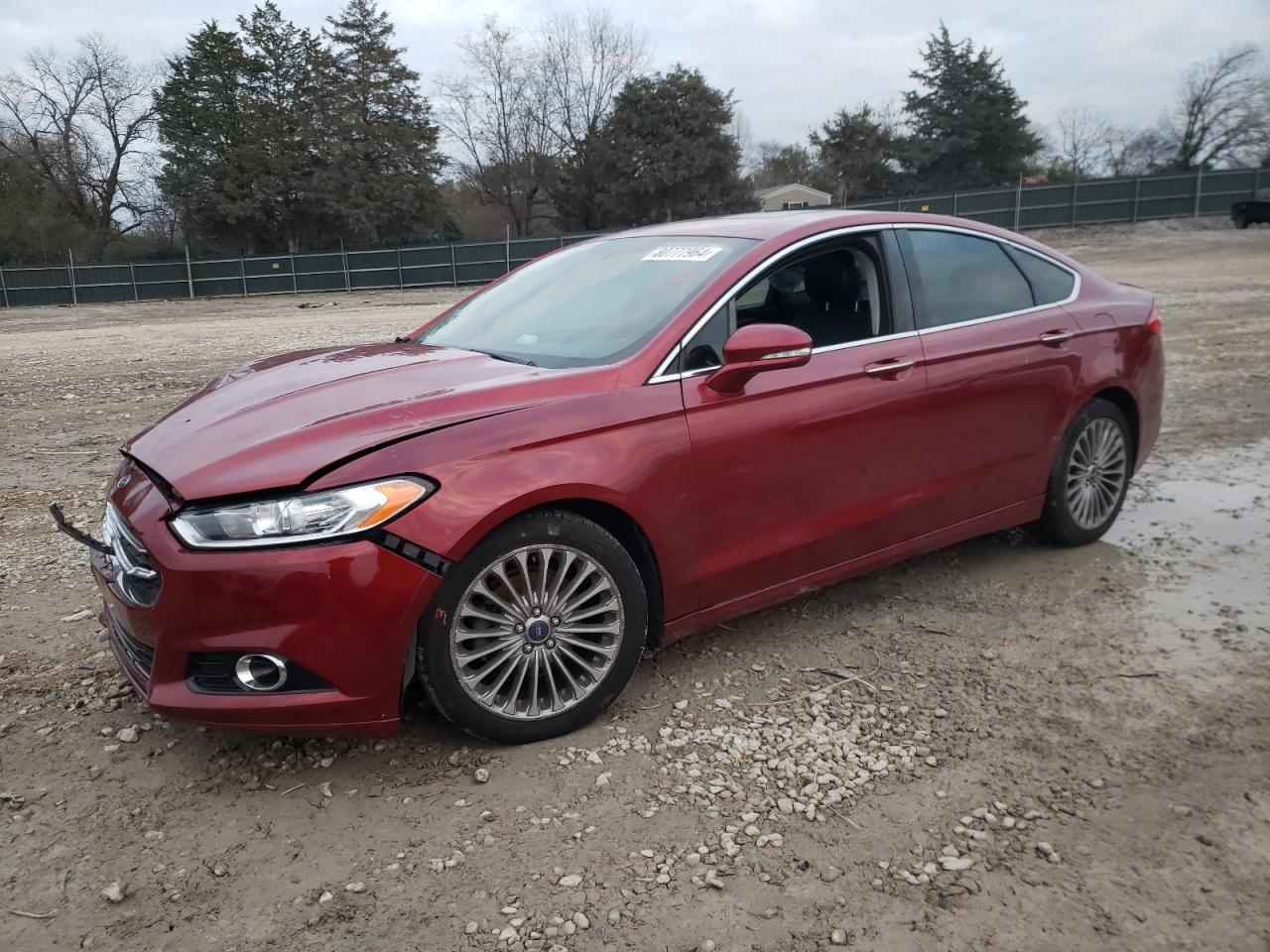 2013 Ford Fusion Titanium VIN: 3FA6P0K97DR116308 Lot: 80777964