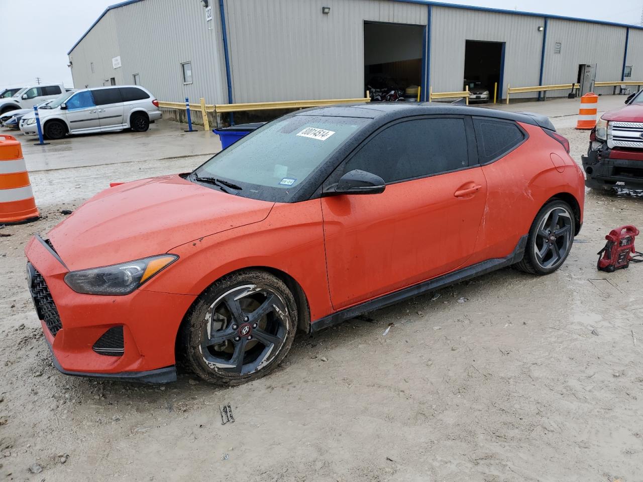 2019 Hyundai Veloster Turbo VIN: KMHTH6AB9KU014530 Lot: 80014514