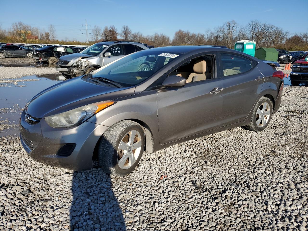 2013 Hyundai Elantra Gls VIN: 5NPDH4AEXDH318132 Lot: 81529224