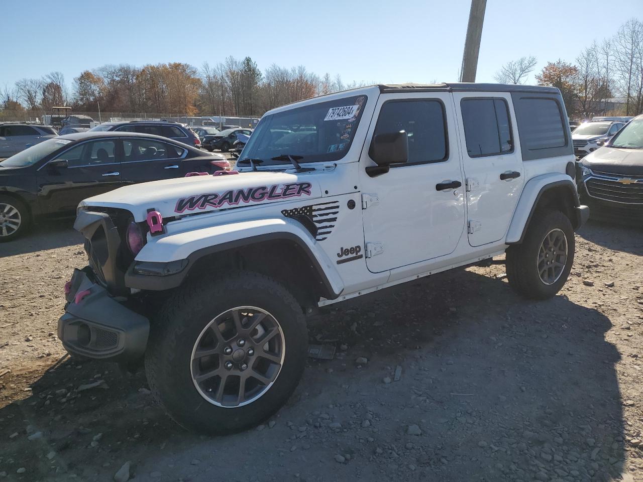 2021 Jeep Wrangler Unlimited Sport VIN: 1C4HJXDN7MW718825 Lot: 79742604