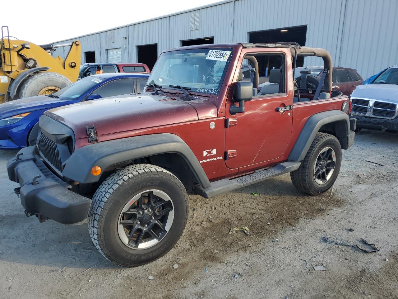 2008 Jeep Wrangler X VIN: 1J4FA24148L500494 Lot: 81702884