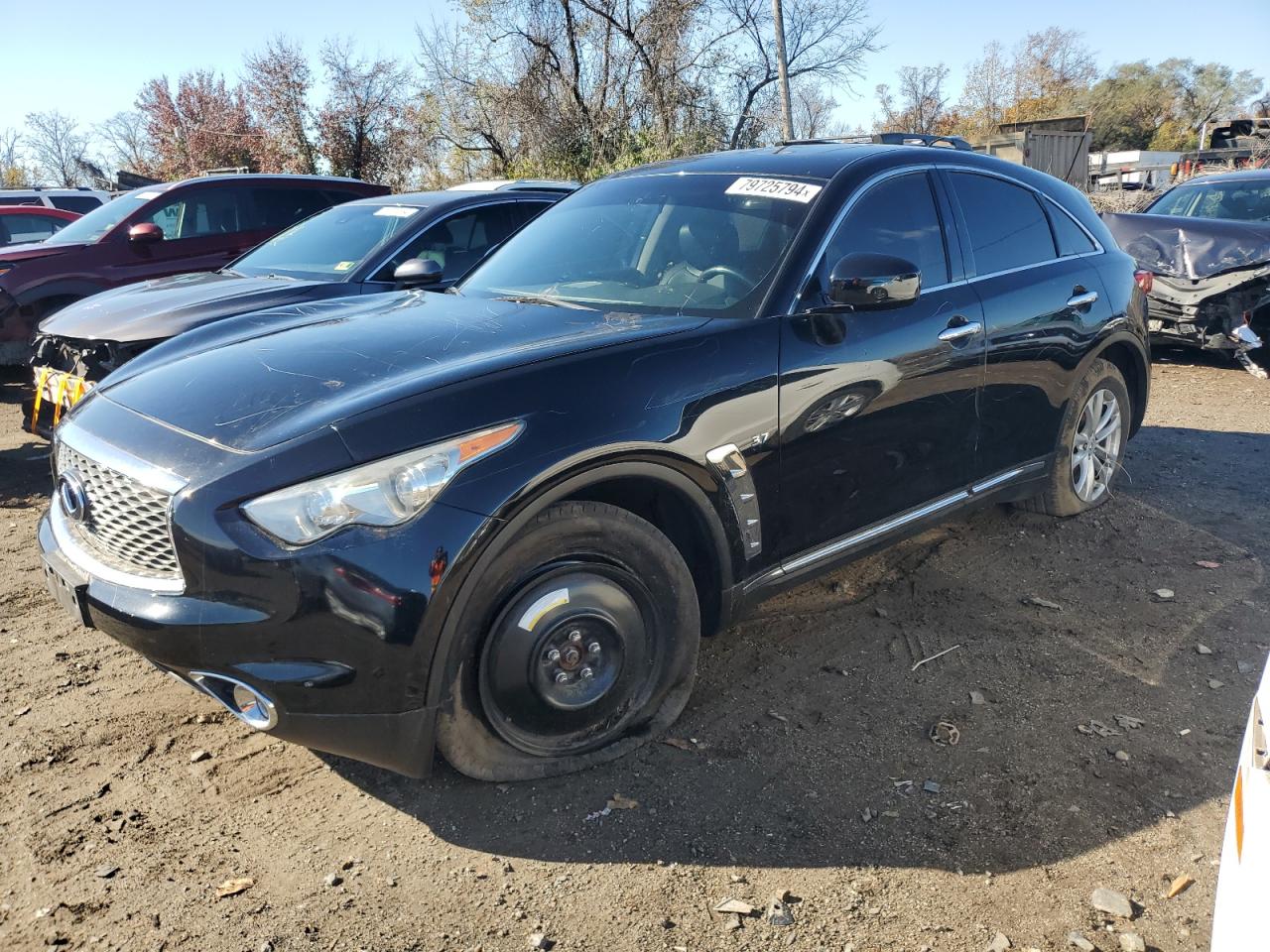 2017 Infiniti Qx70 VIN: JN8CS1MW0HM414884 Lot: 79725794