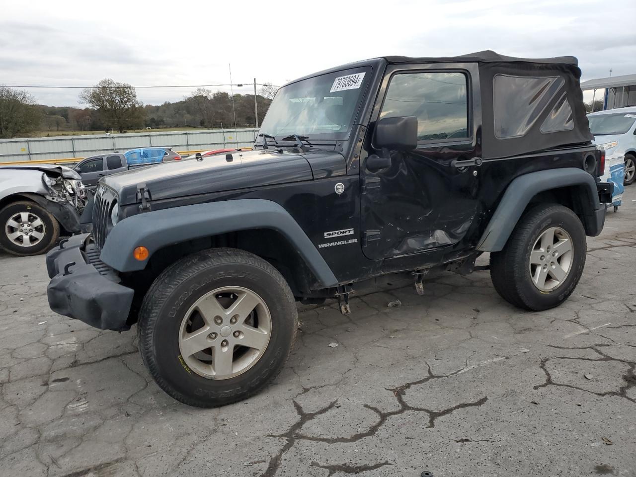 2015 Jeep Wrangler Sport VIN: 1C4AJWAG7FL591337 Lot: 79703694