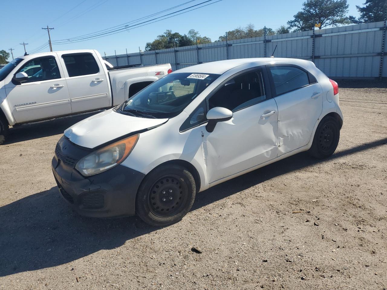 2013 Kia Rio Lx VIN: KNADM5A35D6127967 Lot: 81569504