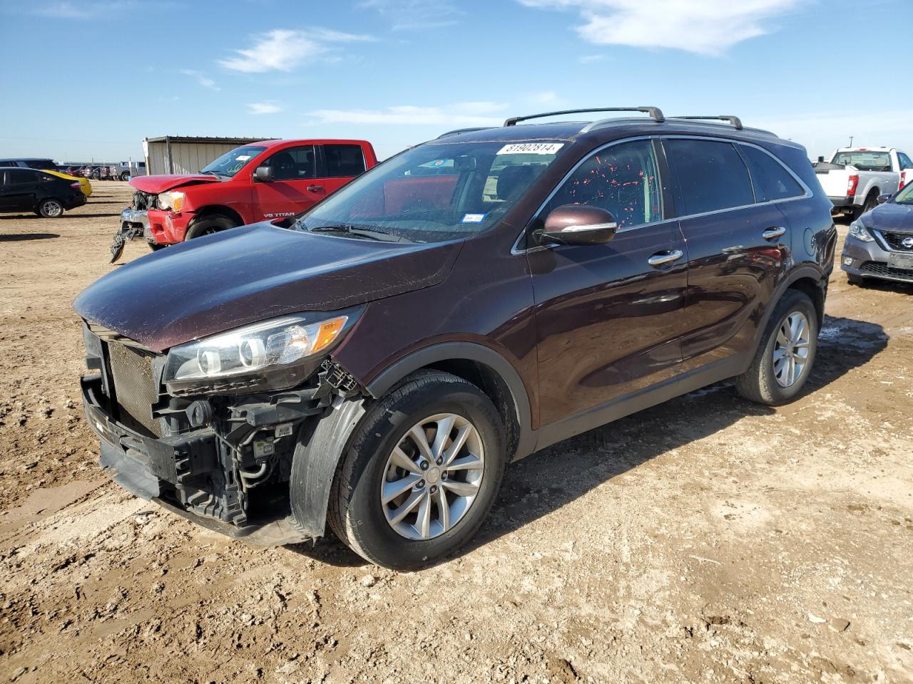 2016 Kia Sorento Lx VIN: 5XYPG4A37GG071727 Lot: 81902814